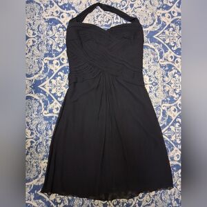 Tadashi Neiman Marcus Black Halter Dress Size 16